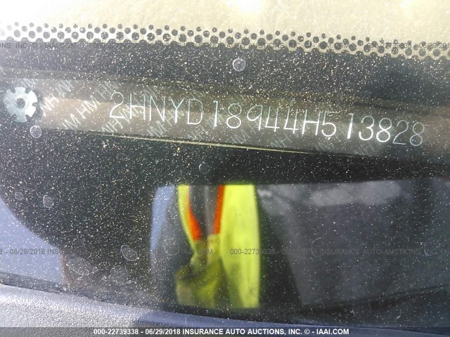 2HNYD18944H513828 - 2004 ACURA MDX TOURING ოქროსფერი ფოტო 9