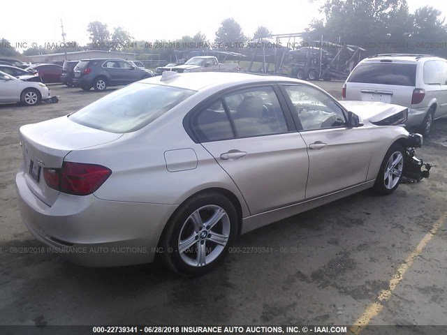 WBA3C3G53ENS68426 - 2014 BMW 320 I/XDRIVE TAN photo 4