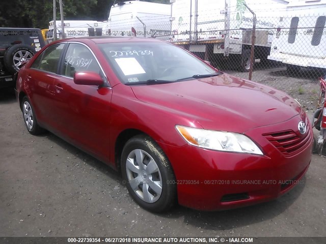 JTNBE46K773036024 - 2007 TOYOTA CAMRY NEW GENERAT CE/LE/XLE/SE RED photo 1