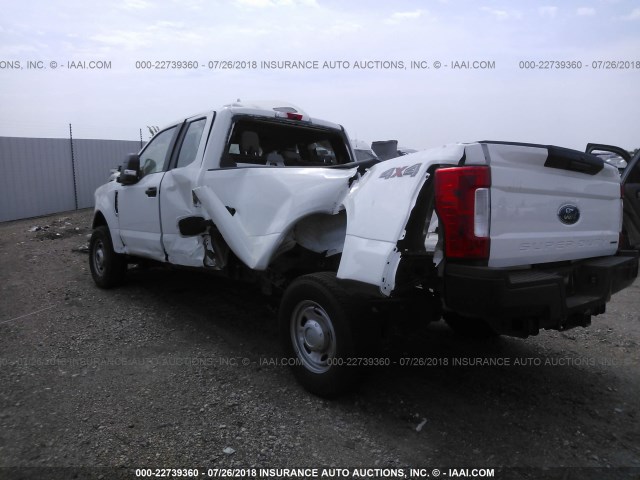 1FT8X3B66HED20181 - 2017 FORD F350 SUPER DUTY WHITE photo 3