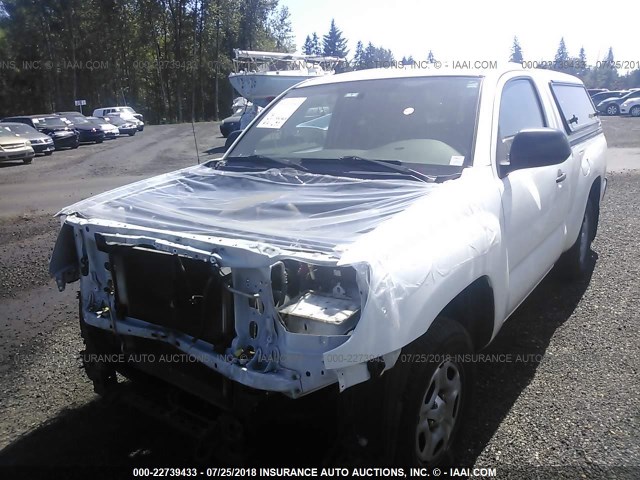 5TFNX4CN4DX026954 - 2013 TOYOTA TACOMA WHITE photo 2