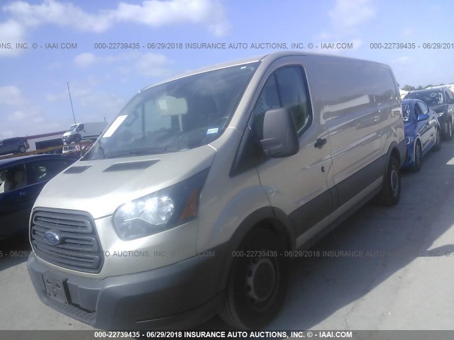 1FTYE1YMXHKA43200 - 2017 FORD TRANSIT T-150 GOLD photo 2