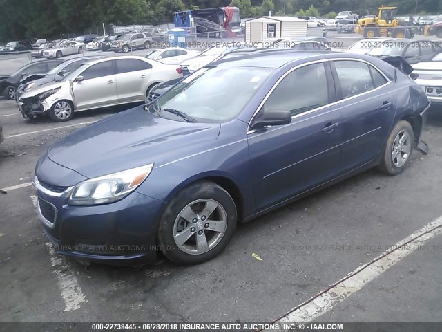 1G11B5SL9EF119021 - 2014 CHEVROLET MALIBU LS 蓝色 照片 2