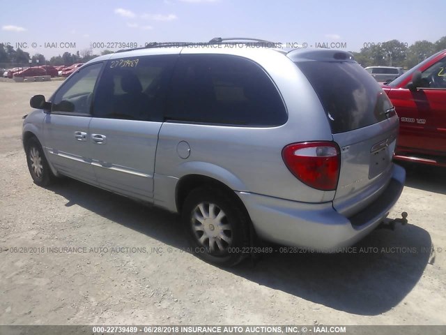 2C4GP54L63R180865 - 2003 CHRYSLER TOWN & COUNTRY LXI BLUE photo 3