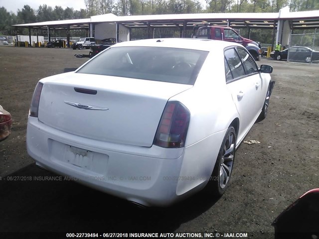 2C3CCABG2EH372726 - 2014 CHRYSLER 300 S WHITE photo 4