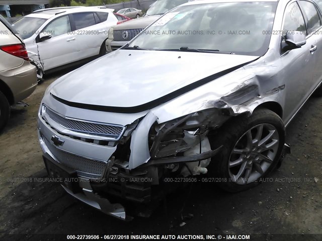 1G1ZE5EB1A4143946 - 2010 CHEVROLET MALIBU LTZ 银色 照片 6