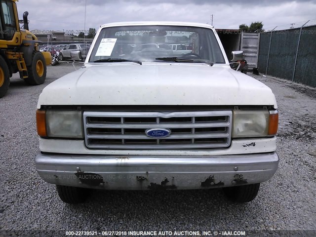 2FTEF26N3LCB39166 - 1990 FORD F250 WHITE photo 6