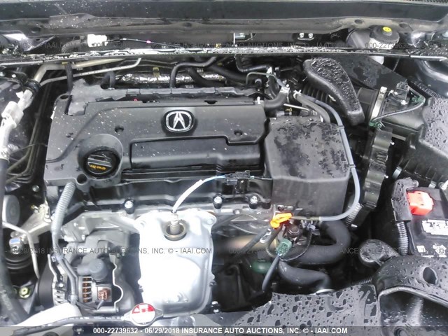 19UUB1F38JA005365 - 2018 ACURA TLX GRAY photo 10