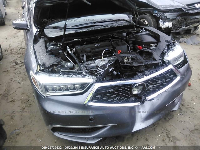 19UUB1F38JA005365 - 2018 ACURA TLX GRAY photo 6