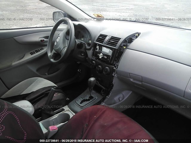 JTDBL40E89J054995 - 2009 TOYOTA COROLLA LE/XLE BLUE photo 5