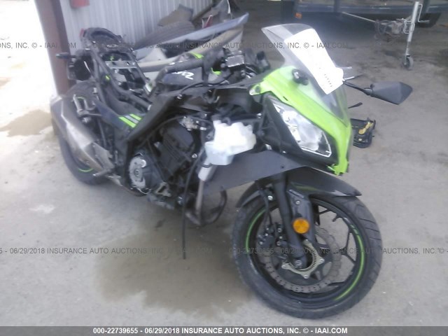 JKAEX8B12HDA35291 - 2017 KAWASAKI EX300 B GREEN photo 1