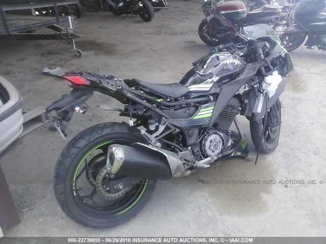 JKAEX8B12HDA35291 - 2017 KAWASAKI EX300 B GREEN photo 4