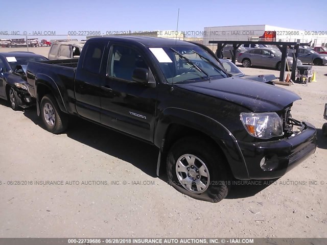 5TETU62N87Z469411 - 2007 TOYOTA TACOMA PRERUNNER ACCESS CAB BLACK photo 1