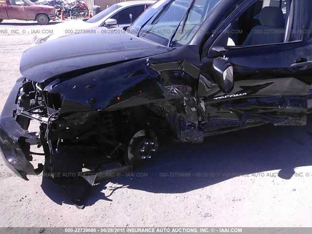 5TETU62N87Z469411 - 2007 TOYOTA TACOMA PRERUNNER ACCESS CAB BLACK photo 6