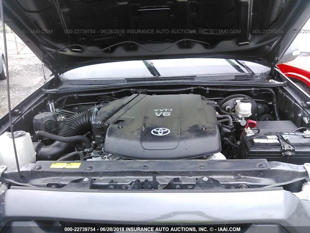 5TFLU4EN8EX089490 - 2014 TOYOTA TACOMA DOUBLE CAB 灰色 照片 10