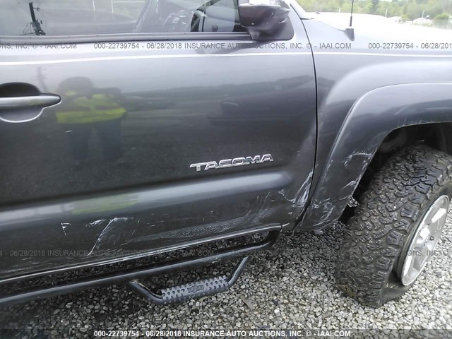 5TFLU4EN8EX089490 - 2014 TOYOTA TACOMA DOUBLE CAB 灰色 照片 6