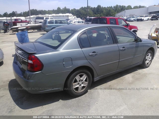 1G1ZT54834F119426 - 2004 CHEVROLET MALIBU LS ნაცრისფერი ფოტო 4