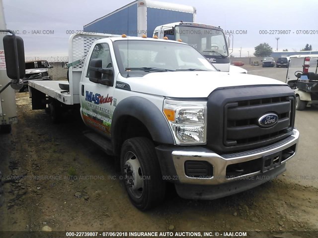 1FDUF5HT2EEA36385 - 2014 FORD F550 SUPER DUTY WHITE photo 1