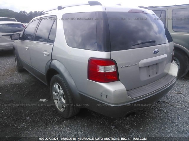 1FMDK02107GA19145 - 2007 FORD FREESTYLE SEL SILVER photo 3