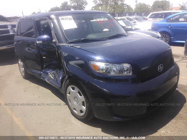 JTLKE50E981036377 - 2008 TOYOTA SCION XB Dunkelblau Foto 1