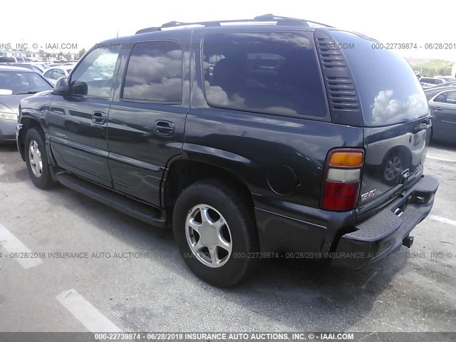 1GKEK63U13J301641 - 2003 GMC YUKON DENALI GRAY photo 3