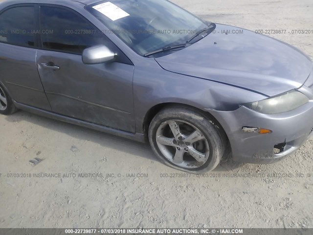 1YVHP80C275M63577 - 2007 MAZDA 6 I GRAY photo 6