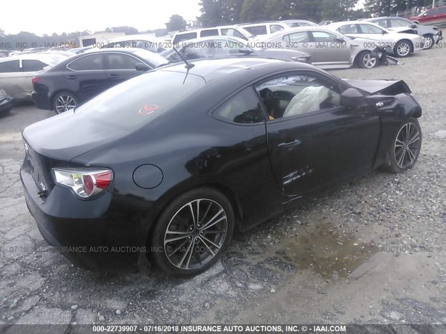JF1ZNAA18D2700581 - 2013 TOYOTA SCION FR-S BLACK photo 4