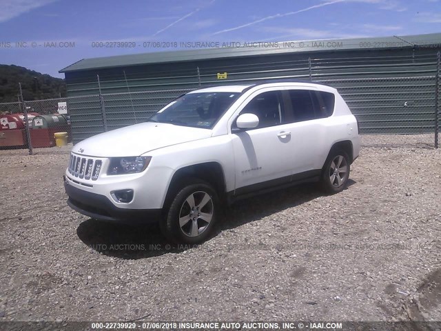 1C4NJDEB3GD663683 - 2016 JEEP COMPASS LATITUDE 白色 照片 2