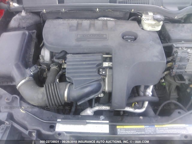 1G8AV18B26Z173468 - 2006 SATURN ION LEVEL 3 RED photo 10
