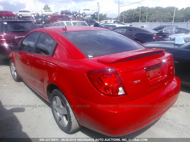 1G8AV18B26Z173468 - 2006 SATURN ION LEVEL 3 RED photo 3