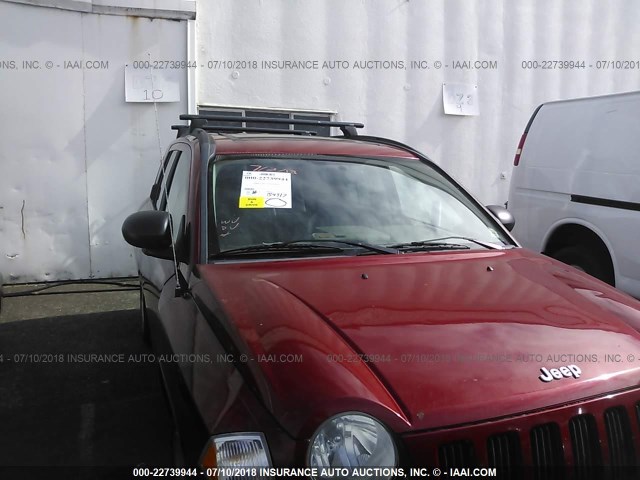 1J8FF57WX7D108279 - 2007 JEEP COMPASS LIMITED RED photo 6