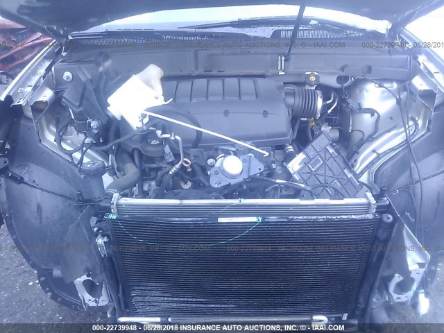 1GKKRRED7CJ210709 - 2012 GMC ACADIA SLT-1 Plata foto 10