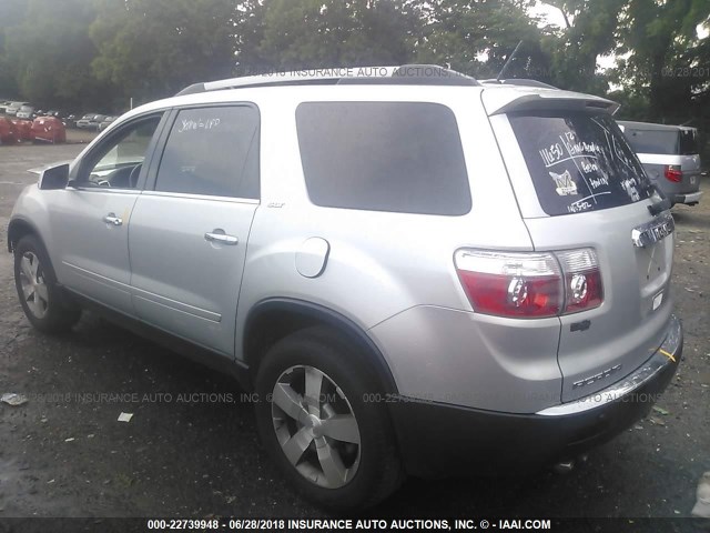 1GKKRRED7CJ210709 - 2012 GMC ACADIA SLT-1 Plata foto 3