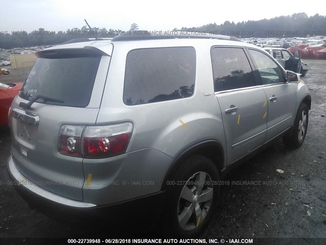 1GKKRRED7CJ210709 - 2012 GMC ACADIA SLT-1 Plata foto 4