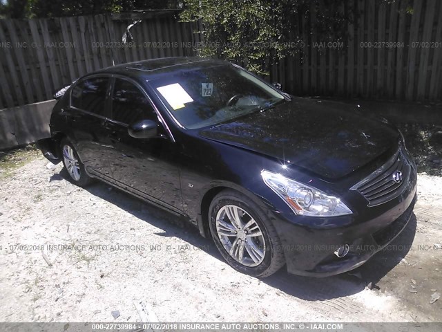 JN1CV6AP2FM501327 - 2015 INFINITI Q40 BLACK photo 1