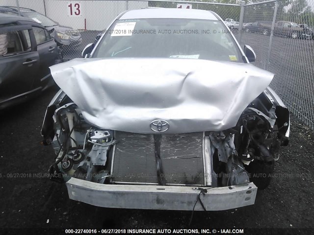 2T1KU40E39C166466 - 2009 TOYOTA COROLLA MATRIX  SILVER photo 6