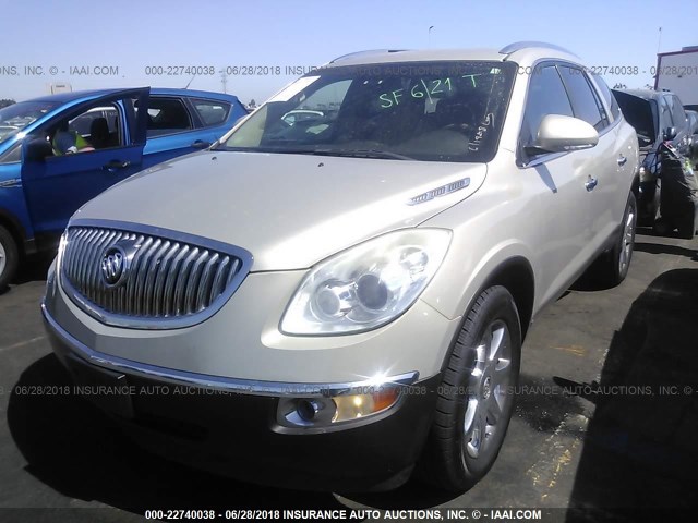 5GALRBED6AJ143557 - 2010 BUICK ENCLAVE CXL Şampan foto 2