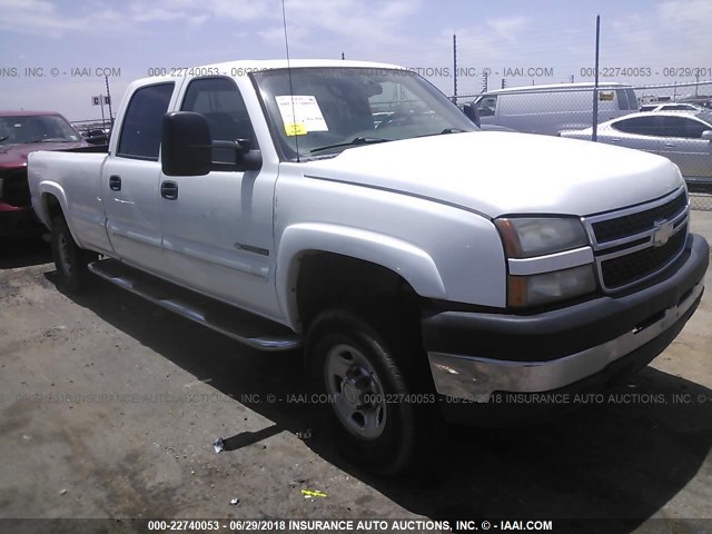 1GCHC23U77F153485 - 2007 CHEVROLET SILVERADO C2500 HEAVY DUTY WHITE photo 1