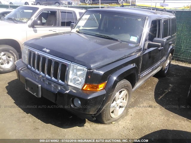1J8HG48K78C153988 - 2008 JEEP COMMANDER SPORT შავი ფოტო 2