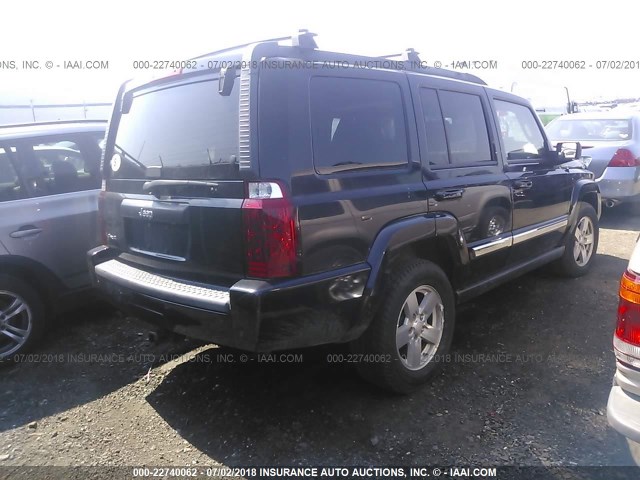 1J8HG48K78C153988 - 2008 JEEP COMMANDER SPORT შავი ფოტო 4