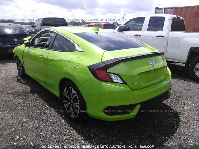 2HGFC3B37HH357873 - 2017 HONDA CIVIC EX GREEN photo 3