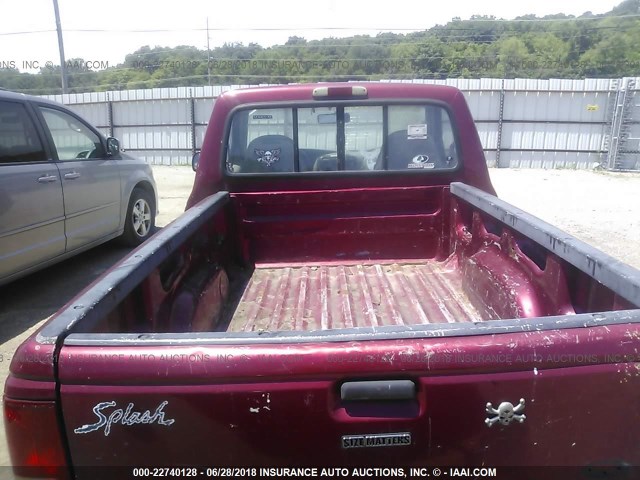 1FTCR10A2TPA57507 - 1996 FORD RANGER RED photo 8