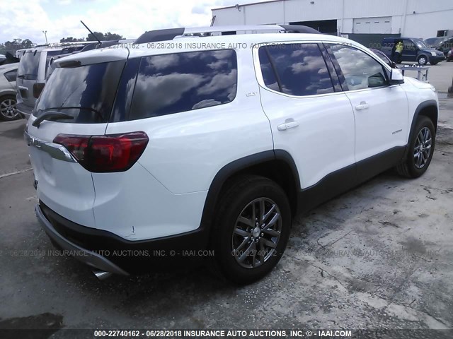 1GKKNMLS5JZ203899 - 2018 GMC ACADIA SLT-1 WHITE photo 4