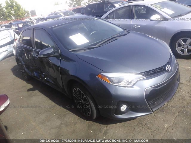5YFBURHE9FP272160 - 2015 TOYOTA COROLLA L/LE/LE PLS/PRM/S/S PLS 灰色 照片 1