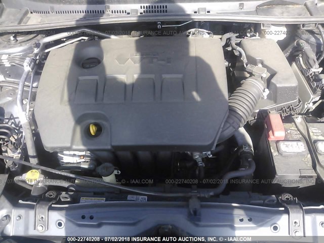 5YFBURHE9FP272160 - 2015 TOYOTA COROLLA L/LE/LE PLS/PRM/S/S PLS 灰色 照片 10