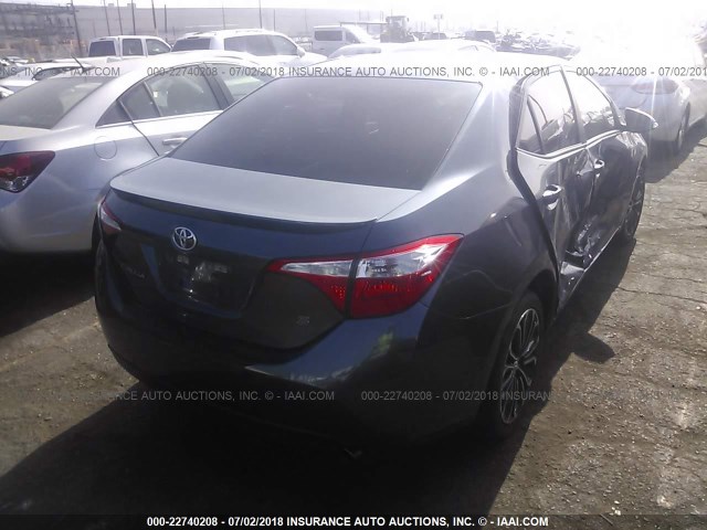5YFBURHE9FP272160 - 2015 TOYOTA COROLLA L/LE/LE PLS/PRM/S/S PLS 灰色 照片 4