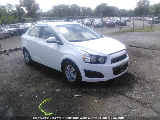 1G1JC5SH2D4209419 - 2013 CHEVROLET SONIC LT Blanco foto 1