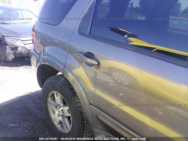 1FMCU94115KE49302 - 2005 FORD ESCAPE LIMITED BLACK photo 6