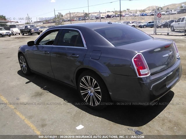 2C3CCABG7DH595178 - 2013 CHRYSLER 300 S GRAY photo 3