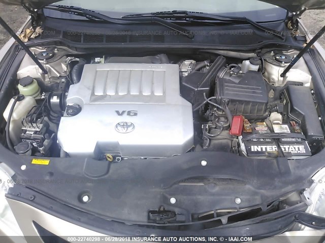 4T1BK46K98U057722 - 2008 TOYOTA CAMRY LE/XLE/SE 棕色 照片 10